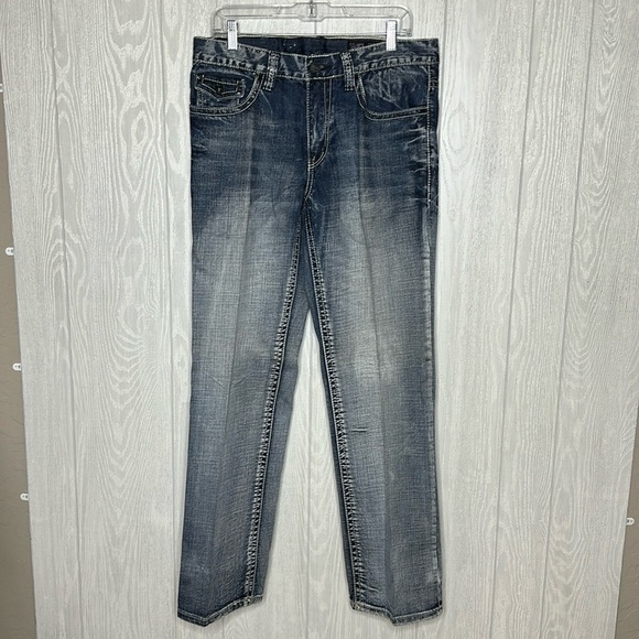 Axel Men Jeans Treadwell Relaxed Straight Leg size 32x32 - Picture 1 of 7